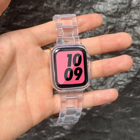 Resin Watch Strap For Apple Watch Clear