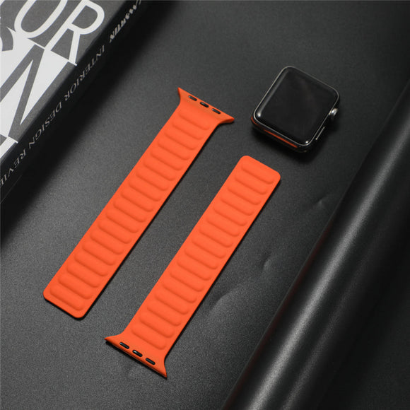 Magnetic Silicone Link Strap For Apple Watch