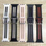Double Pin Silicone Strap For Apple Watch