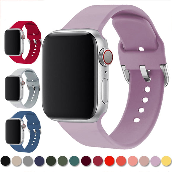 Colorful Silicone Apple Watch Band