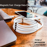 Self Winding Magnetic USB Charging Cord