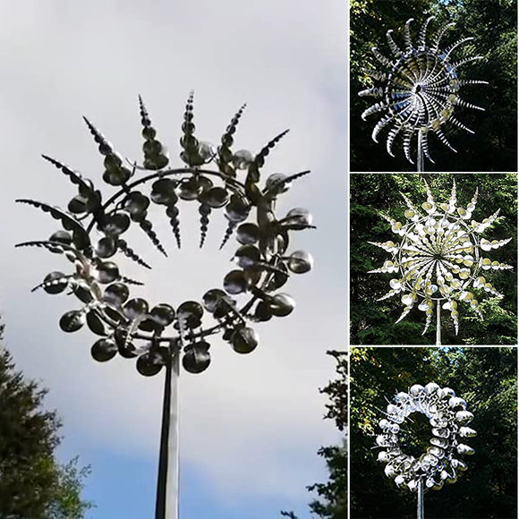 Unique And Magical Metal Windmill Spinner