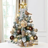 2ft Mini Woodland Christmas Tree With Lights