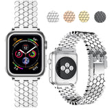 Elegant Chain Strap With Cover For Apple Watch