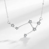 Twelve Constellation Guardian Necklace In Sterling Silver