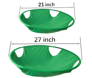 Green Portable Collapsible Laundry Storage Basket