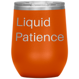 Liquid Patience Wine Tumbler Orange