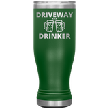 Driveway Drinker 20 oz Boho Tumbler Green