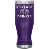 Driveway Drinker 20 oz Boho Tumbler Purple
