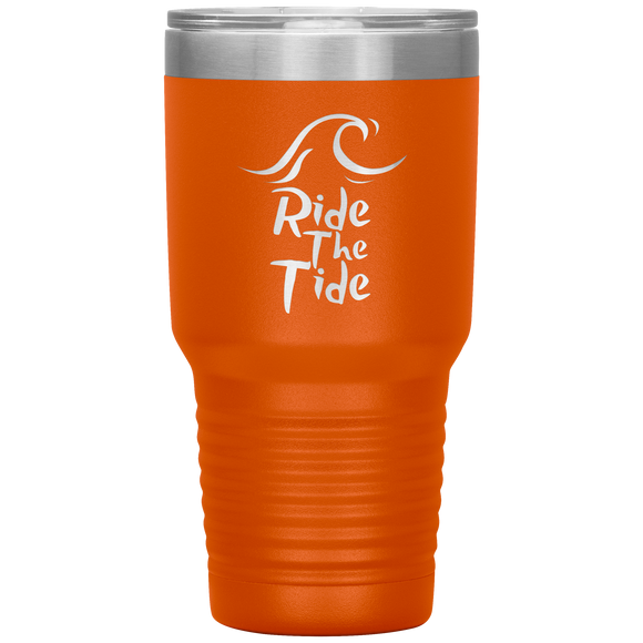 Ride The Tide 30 Oz Tumbler Orange