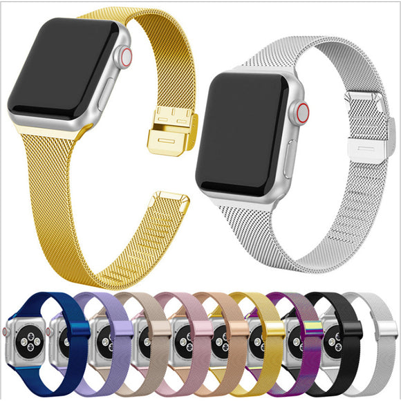 Milanese Loop Strap With Clasp For Apple Watch