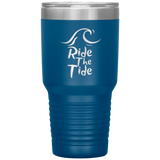 Ride The Tide 30 Oz Tumbler Blue
