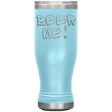 Beer Me Boho 20oz Tumbler - Light Blue