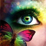 FREE - Beginner Diamond Painting - Butterfly Eye
