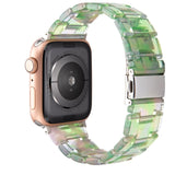 Resin Watch Strap For Apple Watch Green