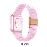 Resin Watch Strap For Apple Watch pink