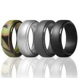 Men Sport Silicone Rings