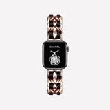 Luxurious Stainless Steel Strap For Apple Watch 1-6 Gold Black