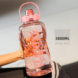 Transparent BPA Free Jumbo Sport Water Bottle