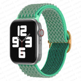 Elastic Nylon Scrunchie Strap For Apple Watch Band