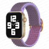Elastic Nylon Scrunchie Strap For Apple Watch Band
