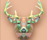 FREE - Mosaic Animal Faces 5D DIY Diamond Painting