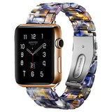 Resin & Stainless Steel Strap For Apple Watch
