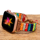 Bohemian Natural Stone Watch Band Strap For Apple Watch