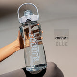 Transparent BPA Free Jumbo Sport Water Bottle