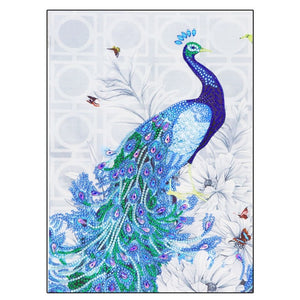 DIY 5D Special Shaped Peacock Diamond Painting