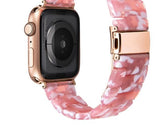 Resin Watch Strap For Apple Watch Strawberry & Cream