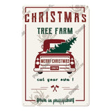 Holiday Vintage Farm Metal Signs