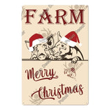 Holiday Vintage Farm Metal Signs
