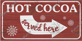 Holiday Hot Cocoa Wooden Signs