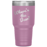 Where's the Beer 30 oz Tumbler Pink