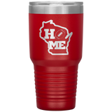 Football is Home 30 oz Tumbler Red